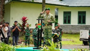 Read more about the article Pimpin Upacara Purna Tugas, Ini Pesan Pangdam XXI/Raden Inten