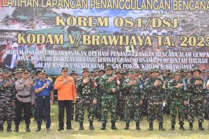 Read more about the article Korem 081/DSJ Tingkatkan Kesiapsiagaan Lewat Latihan Penangulangan Bencana Alam