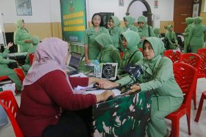 Read more about the article Persit Kodim 0803/Madiun Gelar Pemeriksaan Kesehatan dan HPV DNA