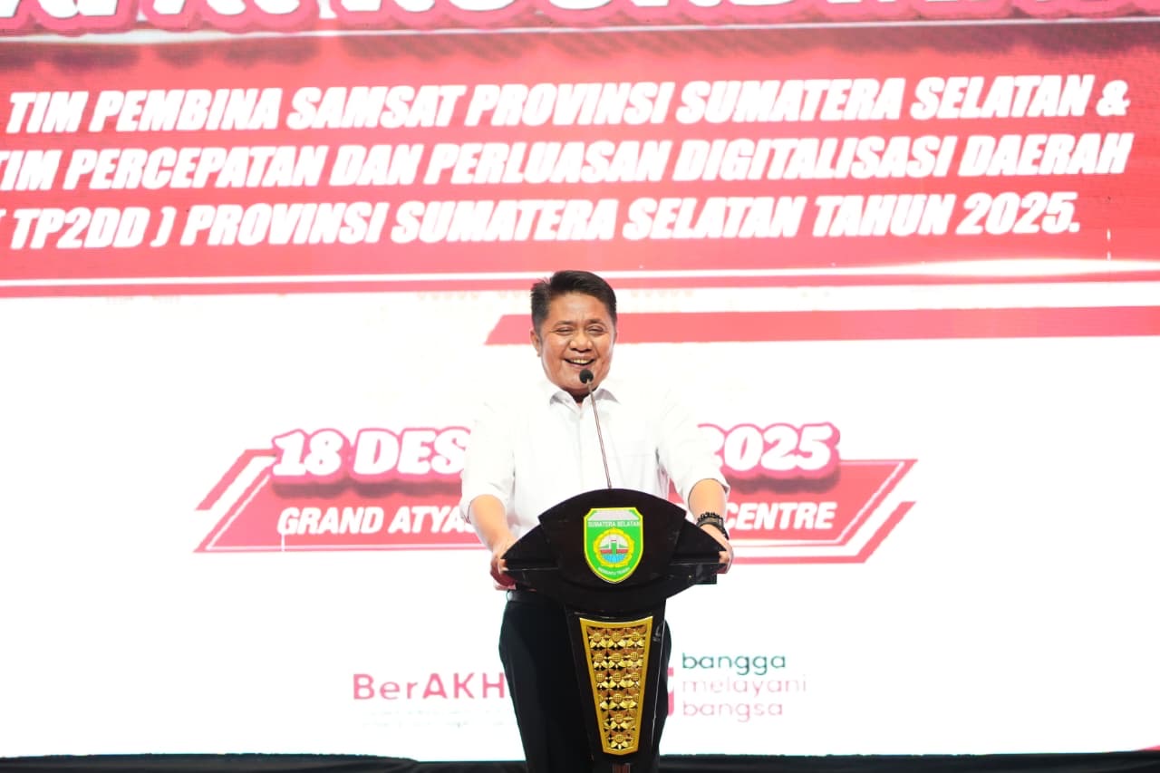 Read more about the article Rakor Samsat dan TP2DD Sumsel, HD Ingatkan Pentingnya Pajak dan Transformasi Digital