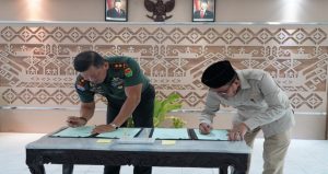 Read more about the article Pangdam XXI/ Raden Inten Tandatangani Kerjasama dengan PTPN I Regional 7