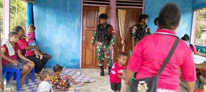 Read more about the article Kepedulian Tak Berbatas, TNI di Ujung Timur Indonesia