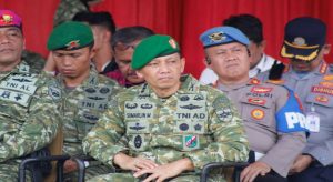 Read more about the article Kasrem 043/Gatam Hadiri Upacara Gelar Operasi Gaktib dan Yustisi Polisi Militer TA 2026