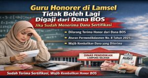 Read more about the article Sertifikasi Guru Honorer Tak Boleh Lagi Digaji dari Dana BOS: Simak Penjelasannya