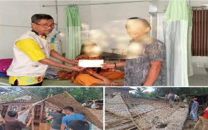 Read more about the article Lazismu Tubaba dan MDMC Jenguk Keluarga Korban Tertimpa Rumah Ambruk