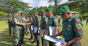 Read more about the article Kopraport Pindah Satuan Yonif 763/SBA Berlangsung Khidmat