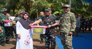Read more about the article Buka TMMD ke-128 di Tanggamus, Danrem 043/Gatam Harapkan Kesejahteraan Warga
