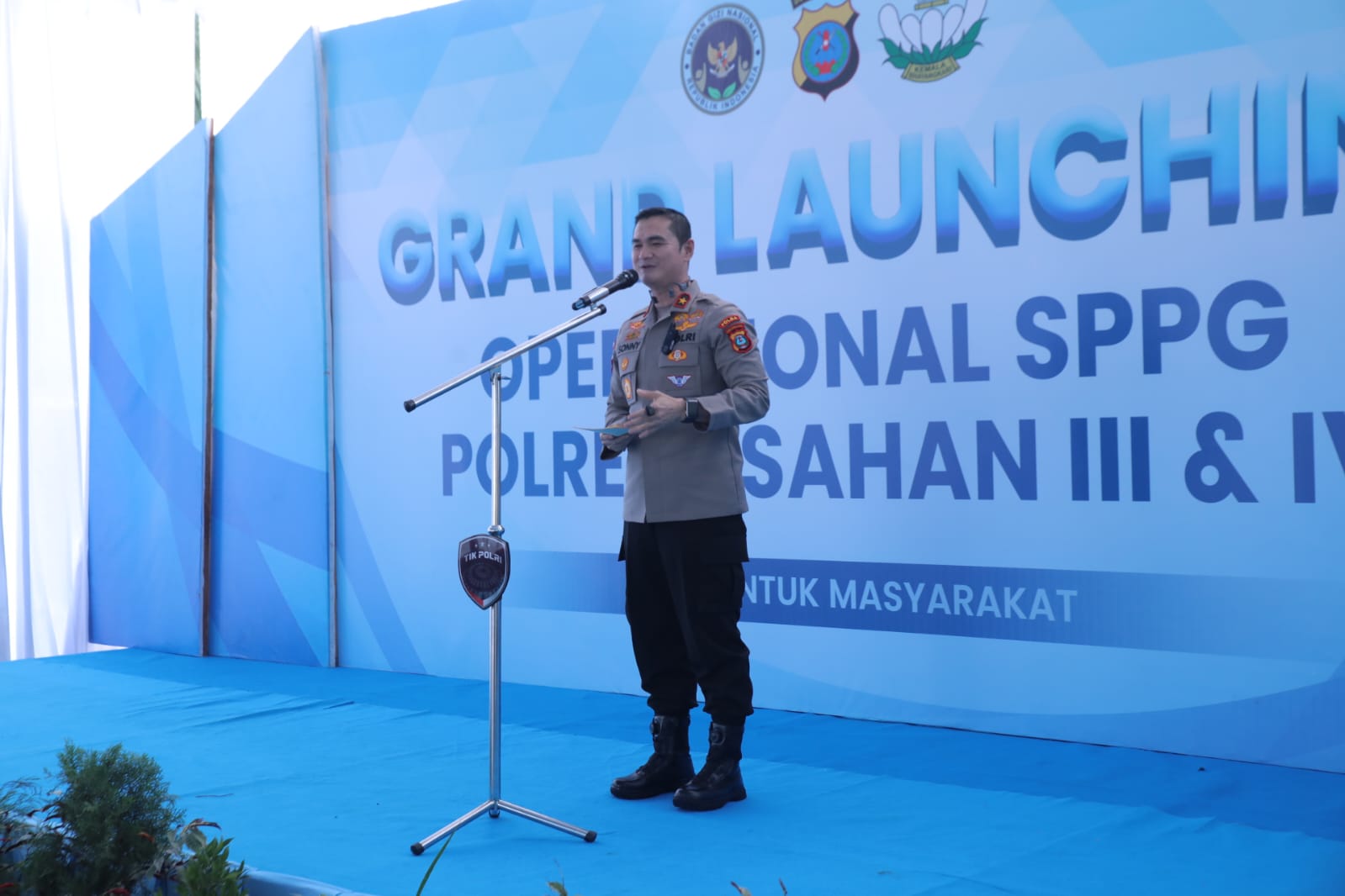 Read more about the article WAKAPOLDA SUMUT RESMIKAN OPERASIONAL SPPG POLRES ASAHAN III DAN IV