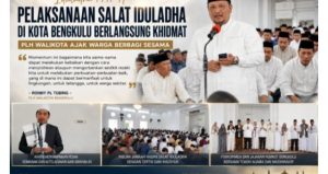 Read more about the article Salat Iduladha di Kota Bengkulu Berlangsung Khidmat