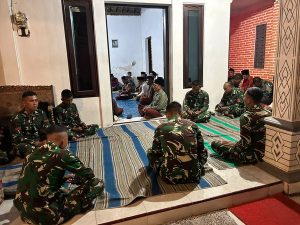 Read more about the article Yasinan, Wadah Meningkatkan Ukhuwah Islamiah antara TNI dan Warga