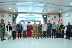 Read more about the article Dies Natalis ke-40 UNA dan Pengukuhan Guru Besar Berlangsung Khidmat