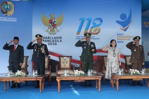Read more about the article Dandim dan Forkopimda Tulungagung Ikuti Prosesi Upacara Hari Lahir Pancasila 2026