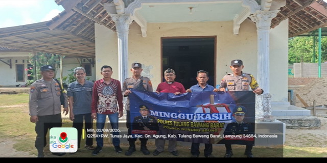 You are currently viewing Personil Polsek Gunung Agung Gelar Minggu Kasih Pengamanan Ibadah Gereja