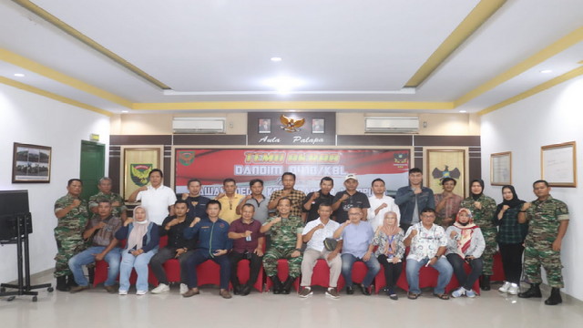 Read more about the article Temu Akrab Dandim 0410/KBL Bersama Awak Media