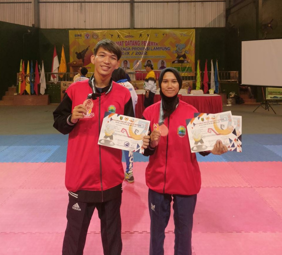 Read more about the article Wakili Lamsel, Mahasiswa IIB Darmajaya ini Raih Perunggu Cabang Taekwondo