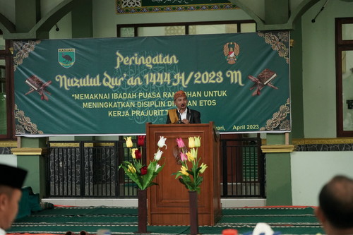 Read more about the article Kodam XVIII/Kasuari Peringati Nuzulul Qur’an Tahun 1444 Hijriyah / 2023 Masehi