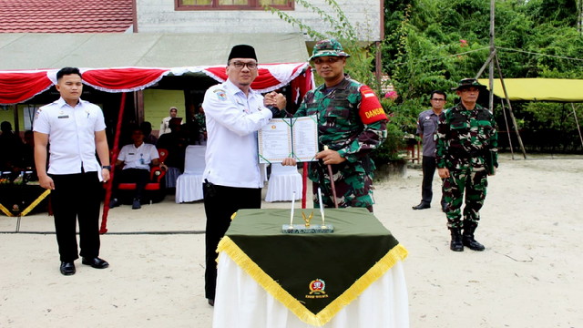 Read more about the article Sekda Barsel Resmi Buka TMMD Reguler Ke-116 Kodim 1012/Buntok