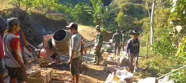 Read more about the article Program Pra TMMD Ke-117 Kodim 0801/Pacitan, Bangkitkan Kembali Semangat Gotong Royong