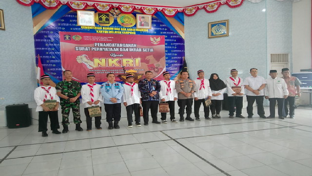 Read more about the article Narapidana Teroris Lapas II B Gunung Sugih,  Ikrar Setia kepada NKRI