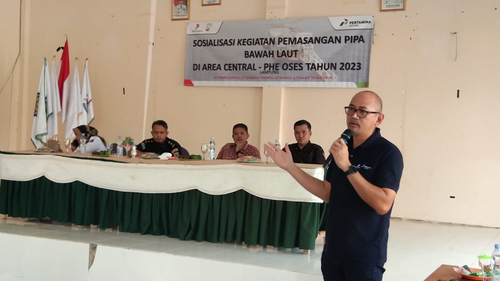 You are currently viewing PHE OSES Sosialisasi Pergantian Pipa