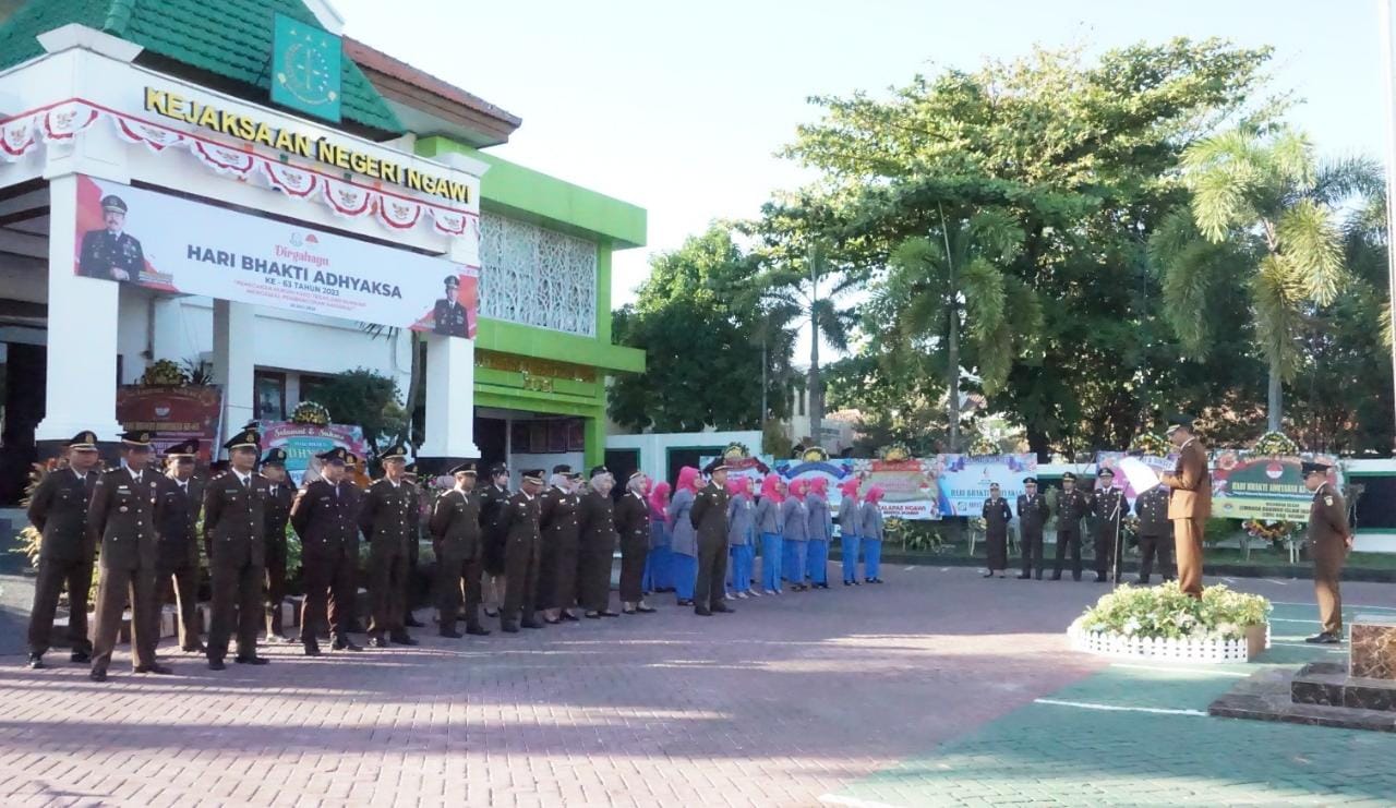 You are currently viewing Hari Bakti Adyaksa, Kejari Ngawi Wujudkan Penegakan Hukum Bersama Masyarakat dan Pemerintah Daerah