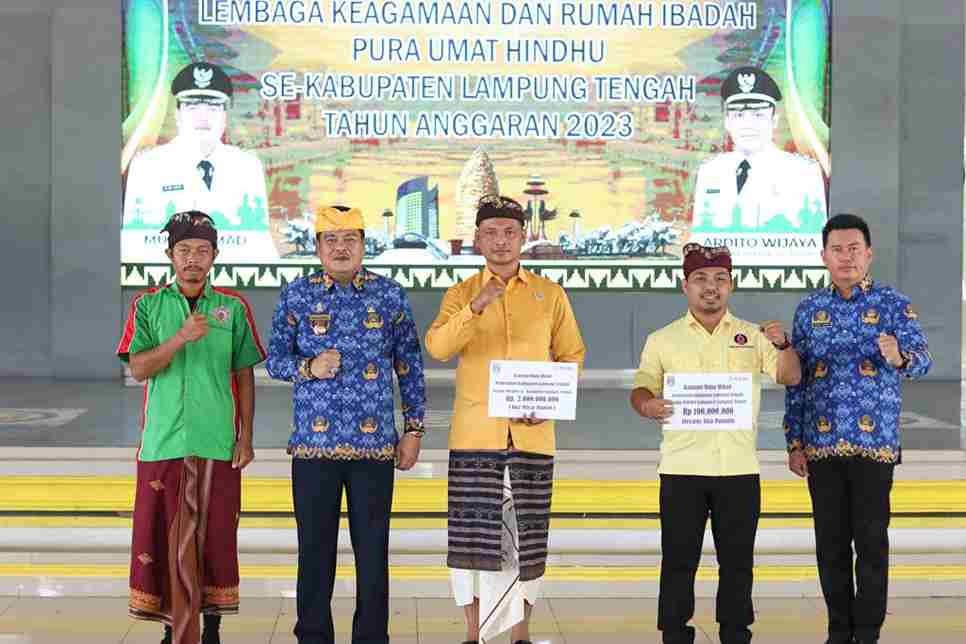 Read more about the article Peresmian Bantuan Hibah Daerah untuk Rumah Ibadah Pure di Lampung Tengah