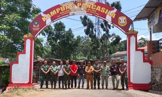Read more about the article Kampung Pancasila Wujudkan Persatuan dan Harmoni Bermasyarakat di Wilayah Koramil 410-02/TBS
