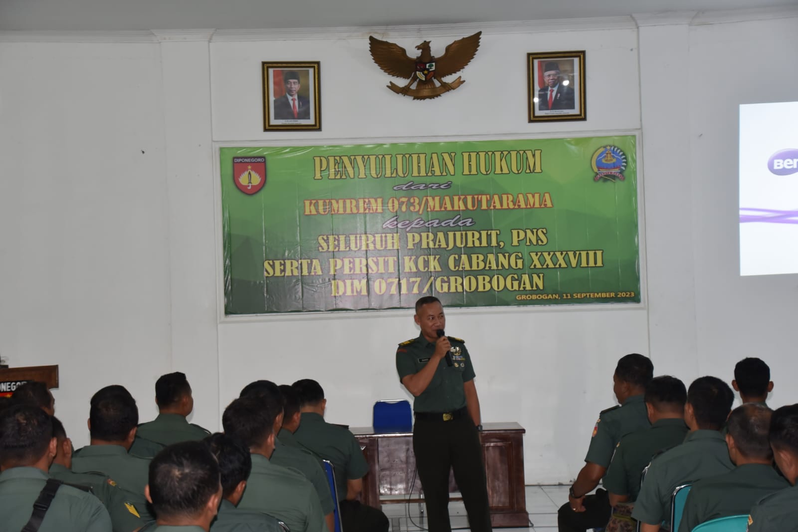 You are currently viewing Anggota Kodim Grobogan Terima Penyuluhan Hukum