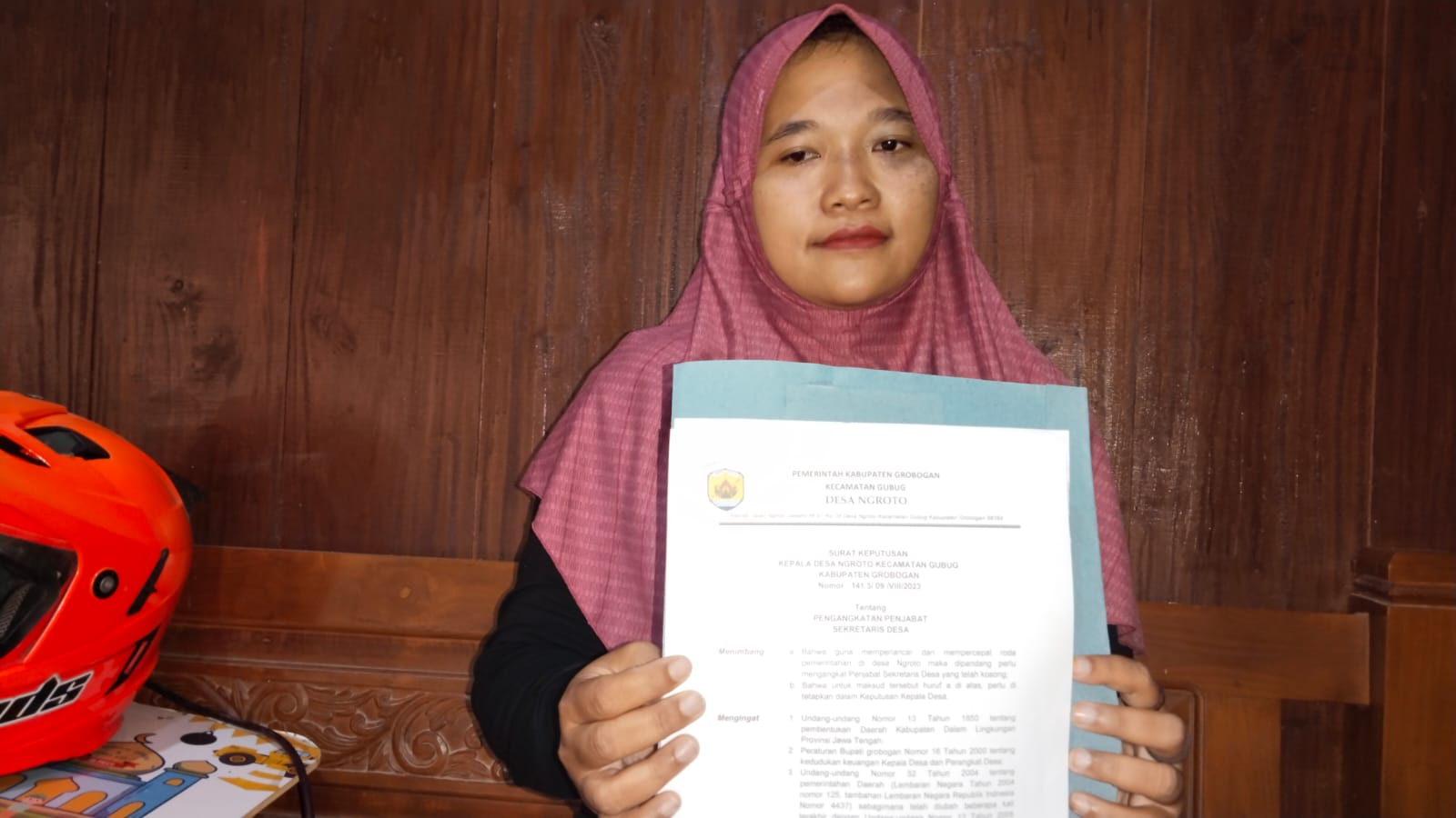 You are currently viewing Diberhentikan Sepihak, Mantan Pj. Sekdes Ngroto Inginkan Keadilan