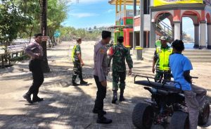 Read more about the article Antisipasi Lonjakan Wisatawan, Kodim 0801/Pacitan Tingkatkan Pengamanan Obyek Wisata Pantai Klayar