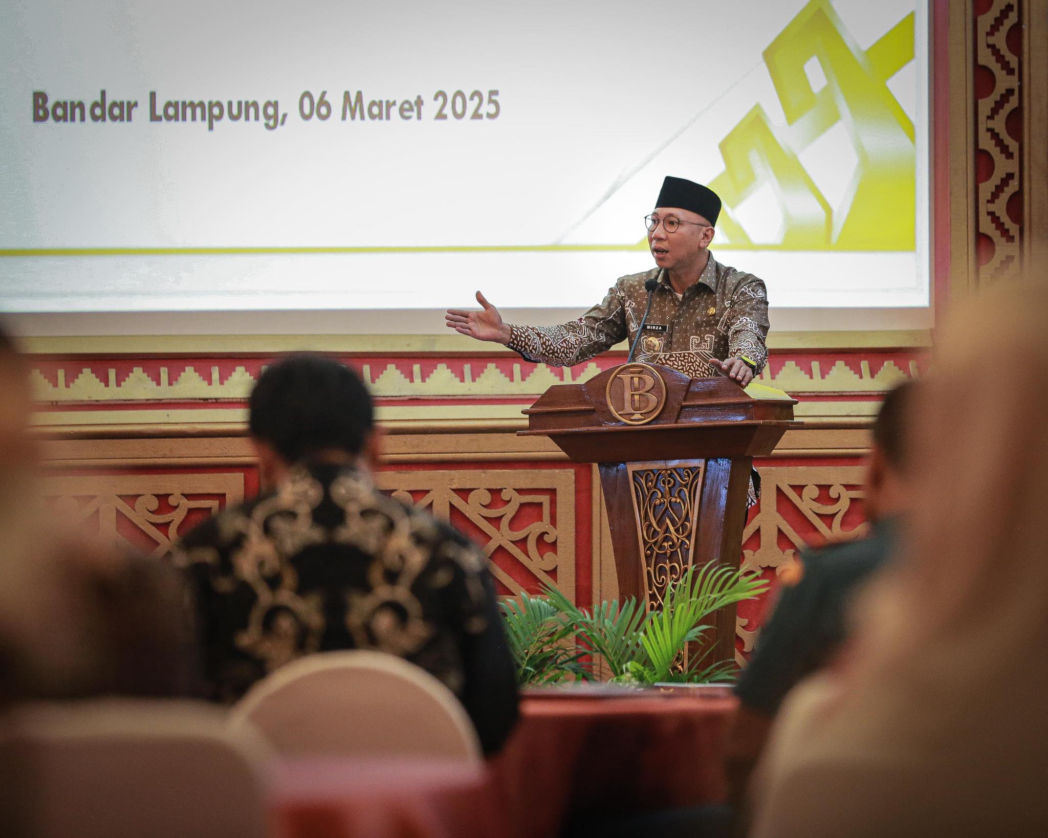 Read more about the article Gubernur Mirzani Dorong Sinergi Jaga Stabilitas Ekonomi Provinsi Lampung