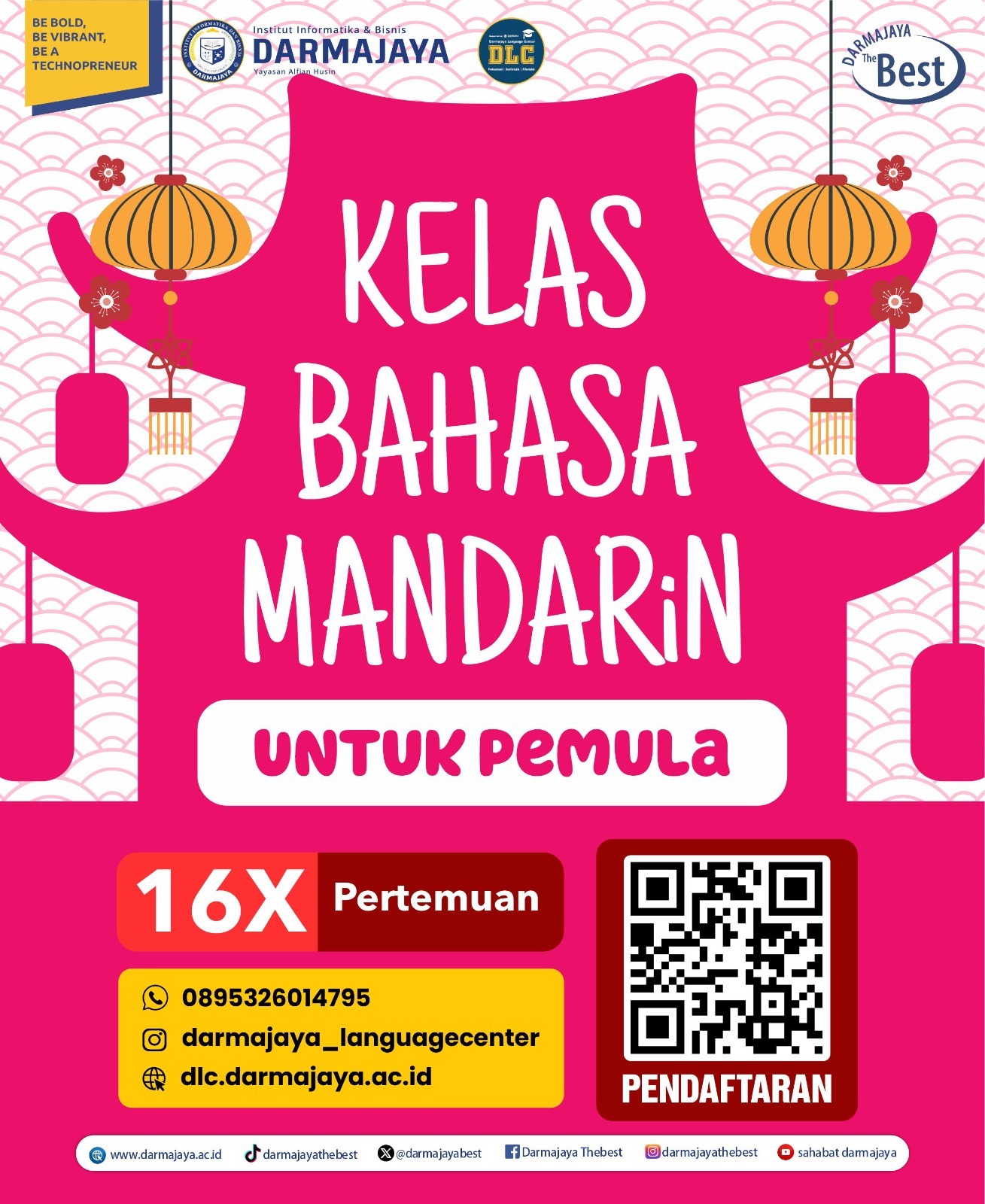 Read more about the article Kuasai Dunia, Darmajaya Language Center Buka Kelas Mandarin