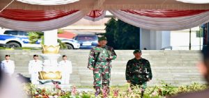 Read more about the article Danrem 043/Gatam Pimpin Upacara Peringatan HKN Ke-117