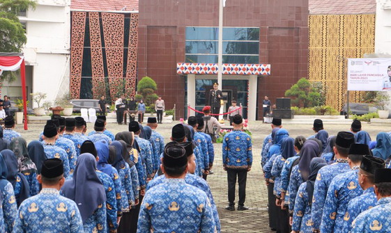 You are currently viewing Pemkab Way Kanan Gelar Upacara Peringatan Hari Lahir Pancasila 2025