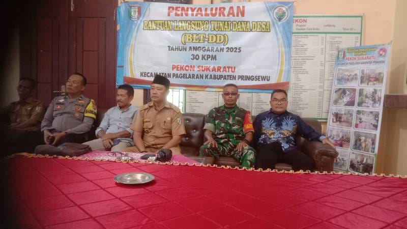 Read more about the article Pekon Sukaratu Salurkan BLT-DD Tahun 2025 Kepada 30 KPM