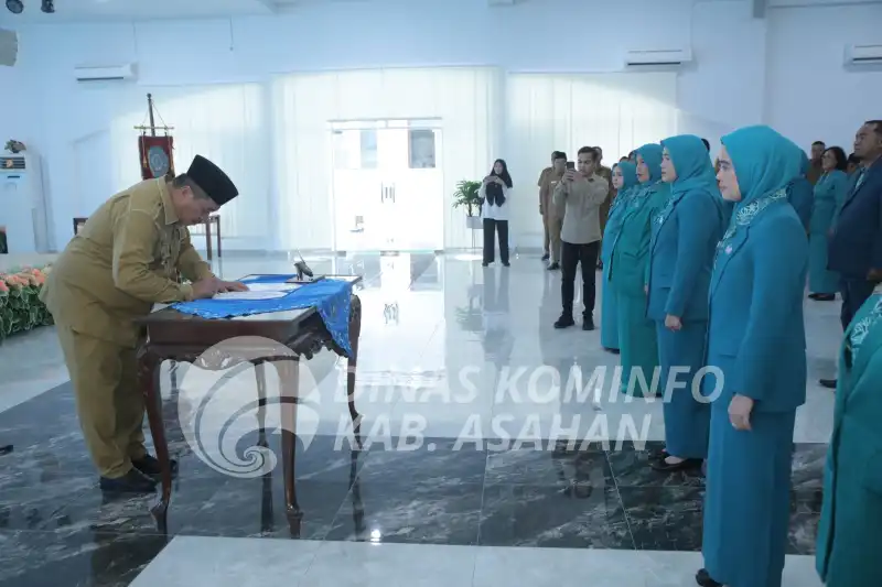 You are currently viewing Bupati Asahan Lantik Pengurus TP PKK 2025-2030