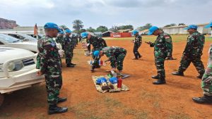 Read more about the article Satgas Kizi TNI Konga XX-V Monusco Laksanakan Pemeriksaan COE