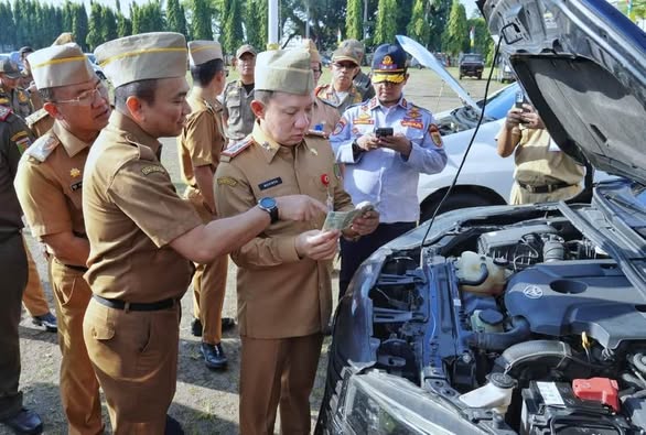 Read more about the article Sekdaprov Marindo: Apel Kendaraan Dinas Wujud Tertib Administrasi dan Good Governance