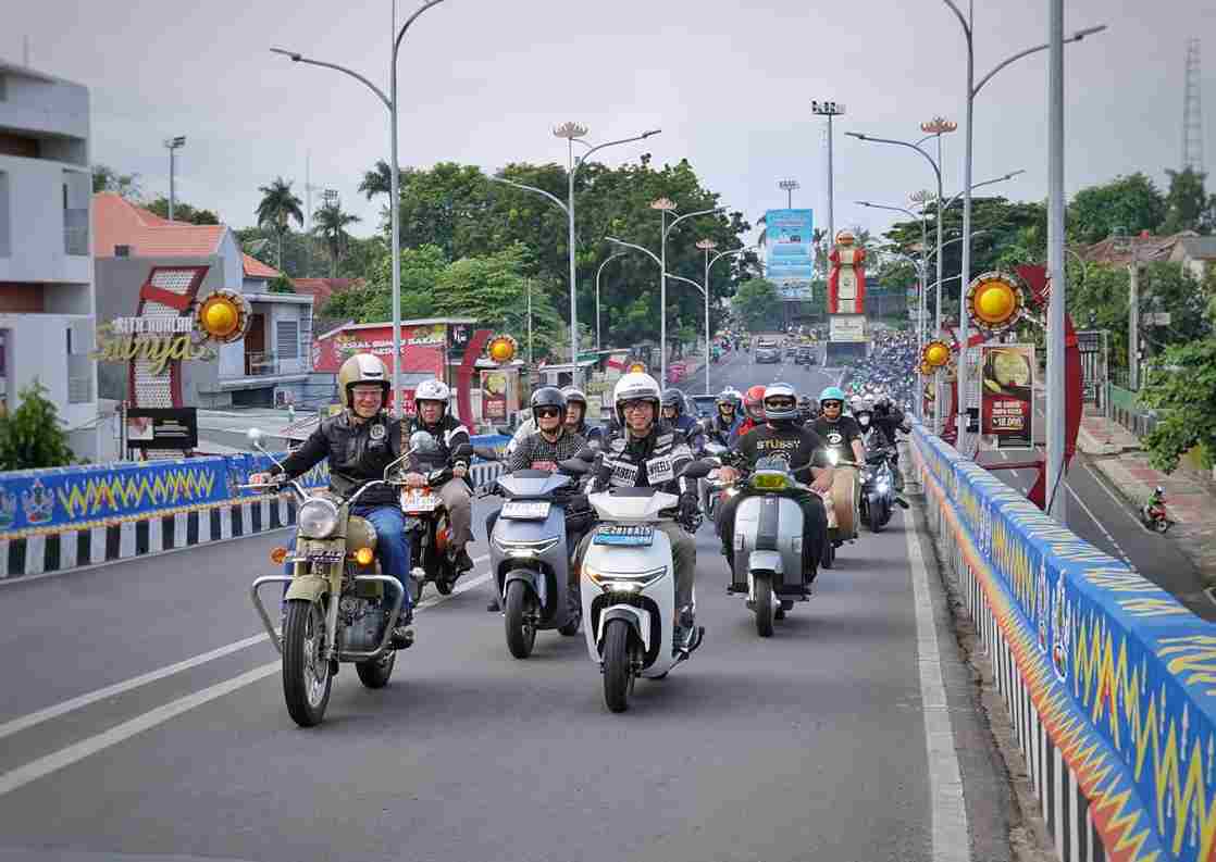 Read more about the article Ratusan Biker Ramaikan Sunday Morning Ride, Gubernur Lampung Dorong Promosi Wisata dan Edukasi Safety Riding