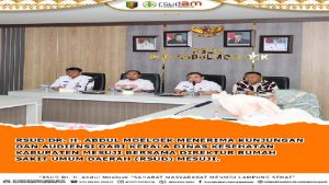 Read more about the article RSUD Abdul Moeloek dan Pemkab Mesuji Kerjasama Tingkatkan Pelayanan