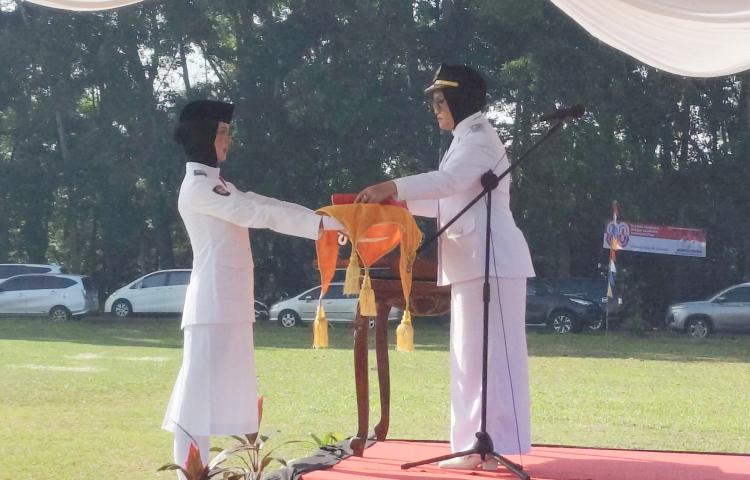 You are currently viewing Bupati Ela Pimpin Upacara HUT RI ke-80 di Lampung Timur