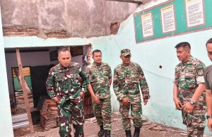 Read more about the article Dandim Ponorogo Dampingi Danrem 081/Dsj Tinjau Perehaban Kantor Koramil