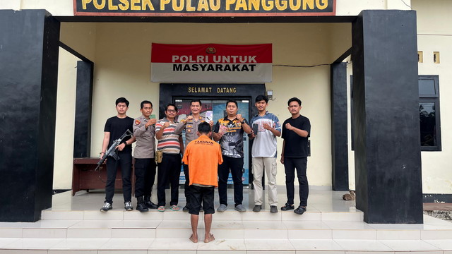 Read more about the article Tekab 308 Polsek Pulau Panggung Ringkus Pelaku Curat