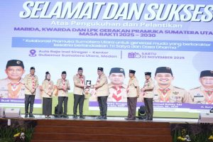 Read more about the article Bupati Asahan Hadiri Pengukuhan Kwarda dan Mabida Gerakan Pramuka Sumut 2025-2030