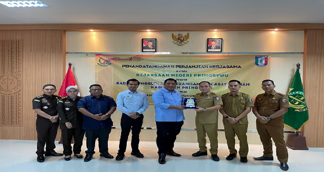 Read more about the article BPKAD dan Kejari Pringsewu Lakukan MoU