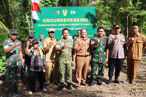 Read more about the article Groundbreaking Jembatan Garuda di Trenggalek, TNI Dorong Percepatan Infrastruktur dan Konektivitas Desa