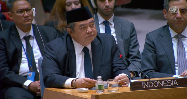 You are currently viewing Desak PBB, Dubes Umar Hadi: Kami Tidak Butuh Alasan dari Israel