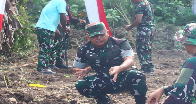 Read more about the article Dandim 1801/Manokwari Cek Kesiapan Akhir Jelang Pembukaan TMMD Reguler Ke-128