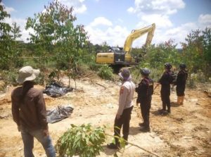 Read more about the article Polsek Bayung Lencir  Pastikan  Zero Aktivitas Illegal Drilling di area PT BPP