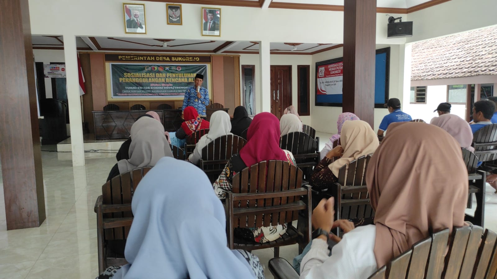 You are currently viewing Gandeng BPBD, Satgas Gelar Penyuluhan Penanggulangan Bencana Alam